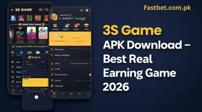 3S Game APK Download – Best Real Earning Game 2026 for Android Mobile Users in Pakistan