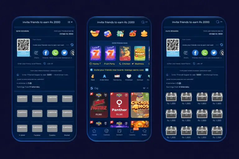 QK777 Game app screen showing casino style games and user dashboard