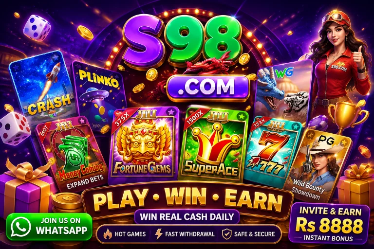 S98 Game APK Download – Best Earning App in Pakistan